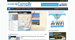 Desktop Screenshot of europebycamper.com