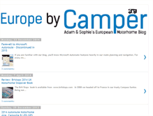 Tablet Screenshot of europebycamper.com